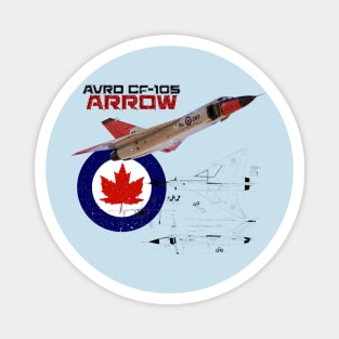 Canadian Avro CF-105 Arrow (light) Magnet